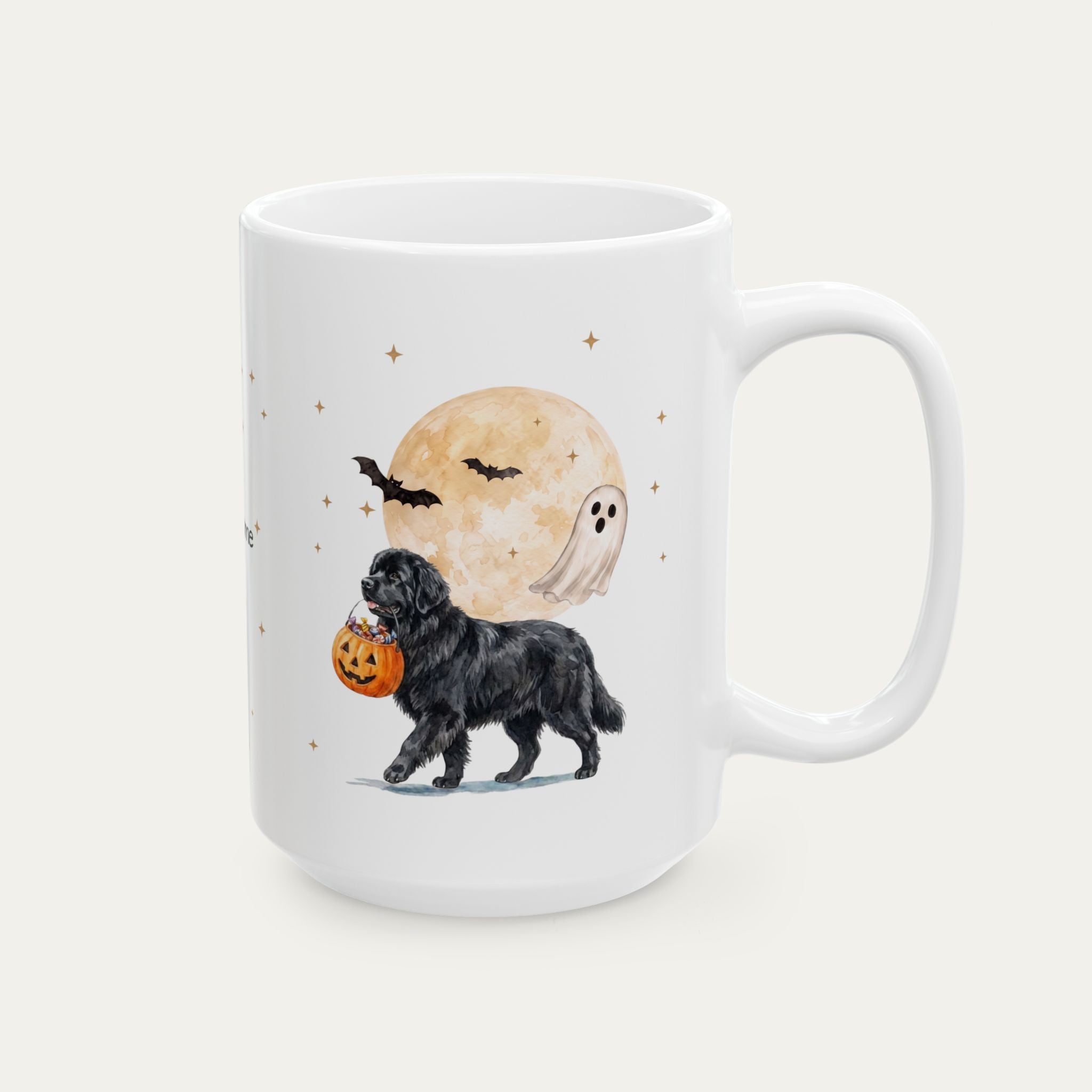 Custom Newfoundland Black Halloween mug
