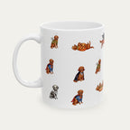 Golden Retriever Red Halloween mug