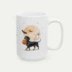 Custom Dachshund SH Black and Tan Halloween mug