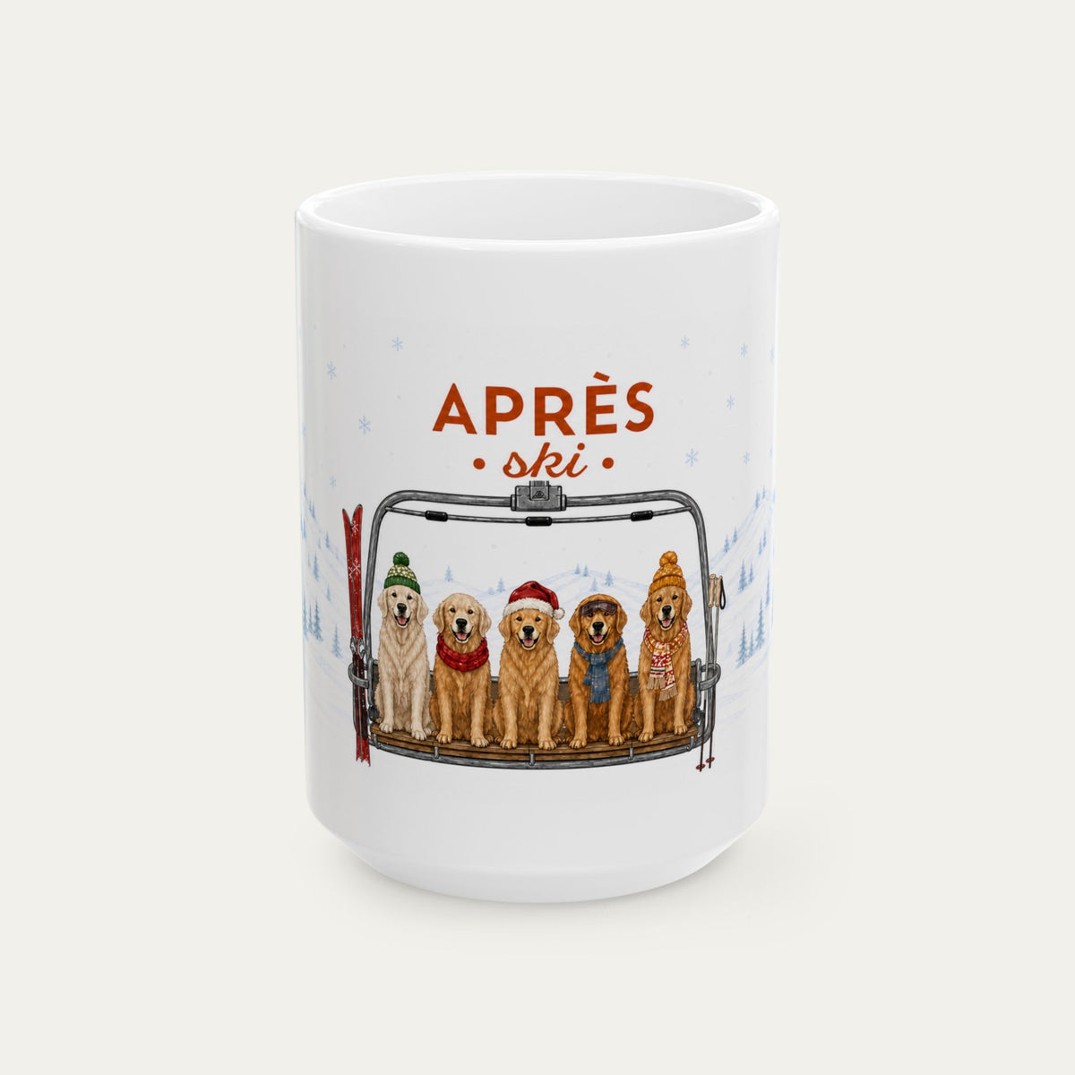 Golden retriever Aprés Ski Mug