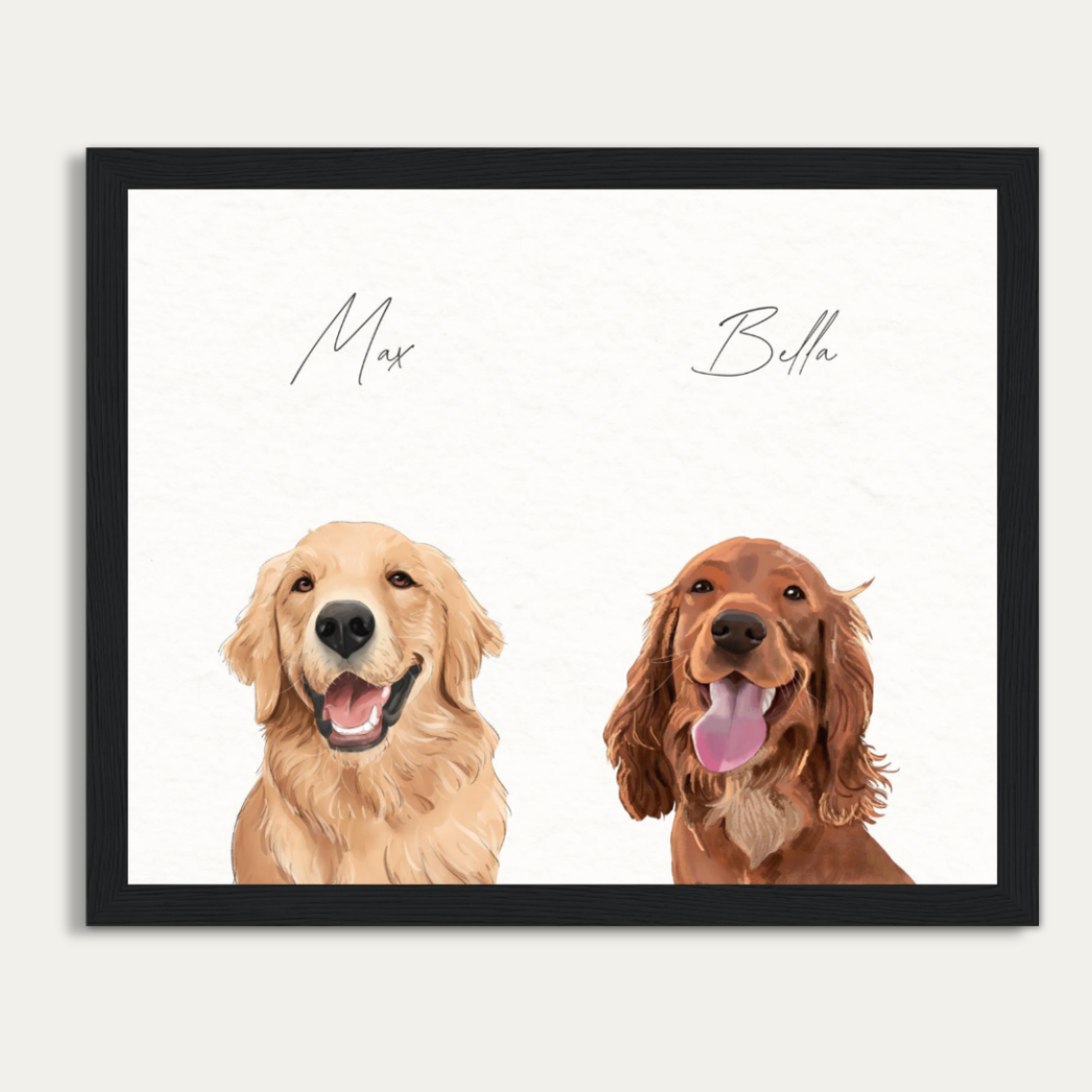 Custom Watercolor Pet Portrait