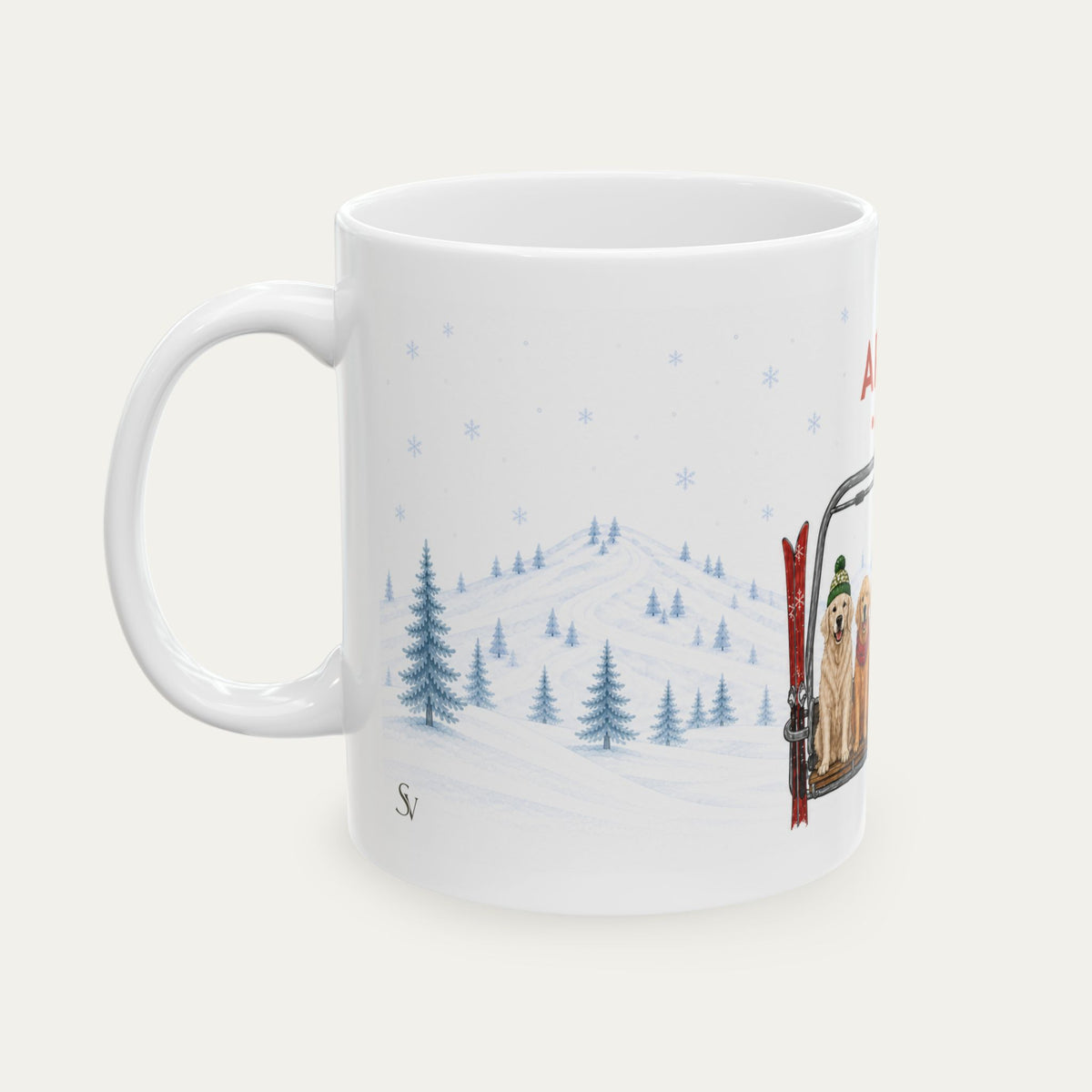 Golden retriever Aprés Ski Mug