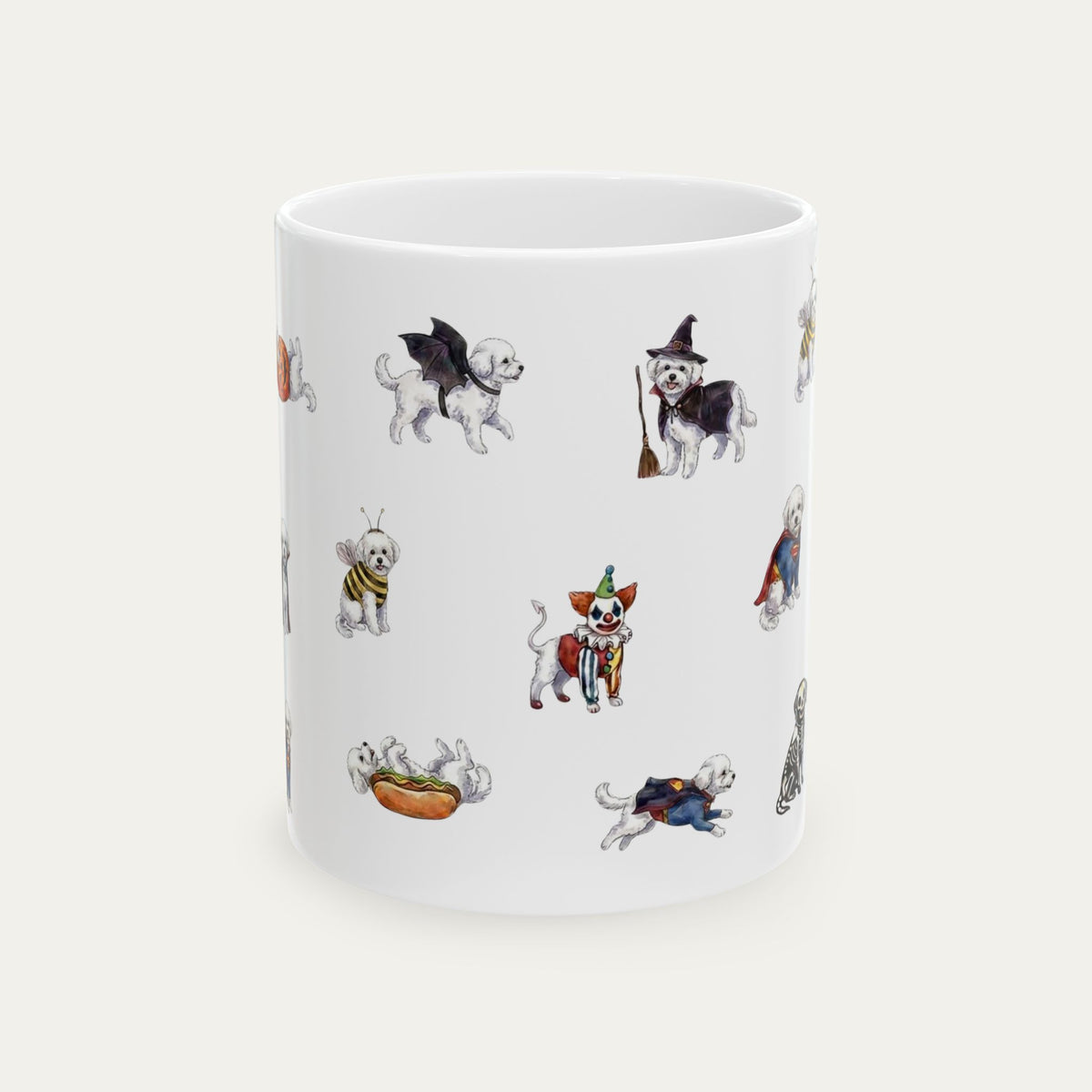 Bichon Frise Halloween mug