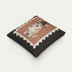 Corgi  Halloween Woven Pillow