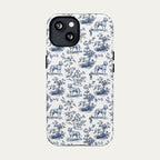 Pitbull Blue Toile Phone case
