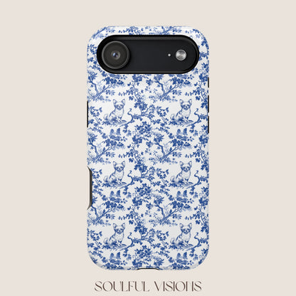 Chihuahua Toile De Jouy Magnetic Phone Case