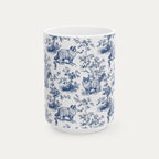 Ragdoll Cat Blue Toile Mug