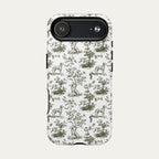Dalmatian Sage Green Toile phone Case