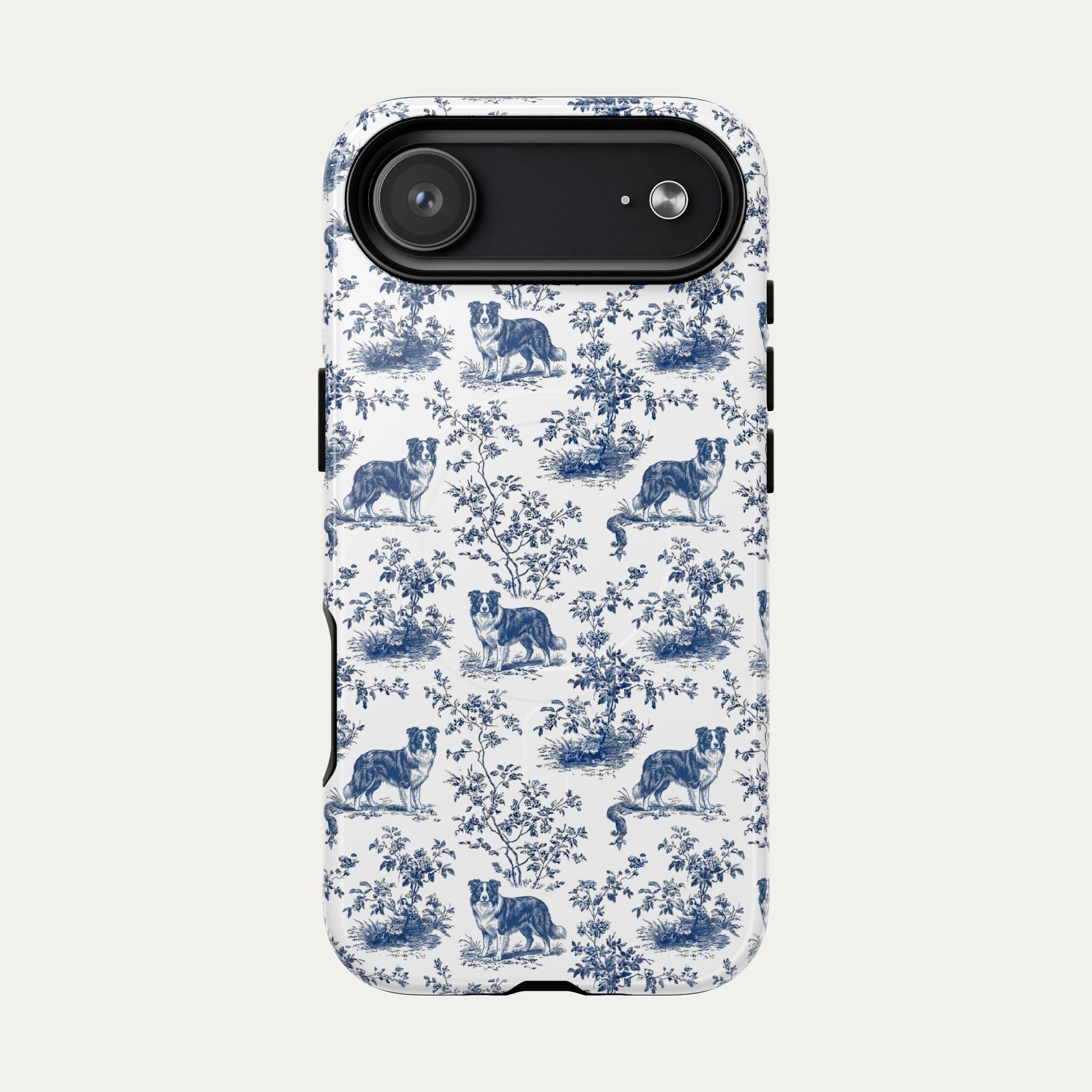 Border Collie Blue Toile Phone case