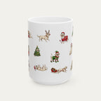 Pekingese Cream Christmas Mug