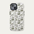 Pitbull Sage Green Toile phone Case