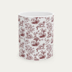 Goldendoodle Burgundy Toile Mug