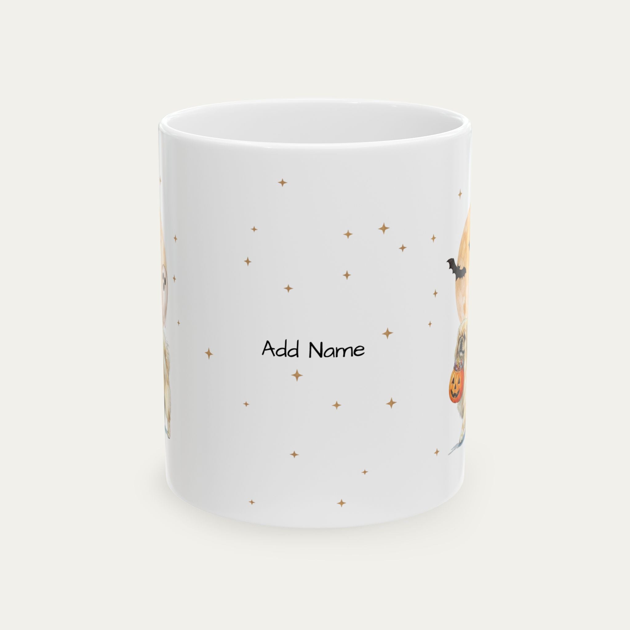 Custom Pekingese Halloween mug