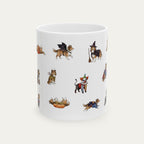 Shetland Sheepdog Halloween mug