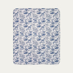 Boxer Toile De Jouy Fleece Blanket