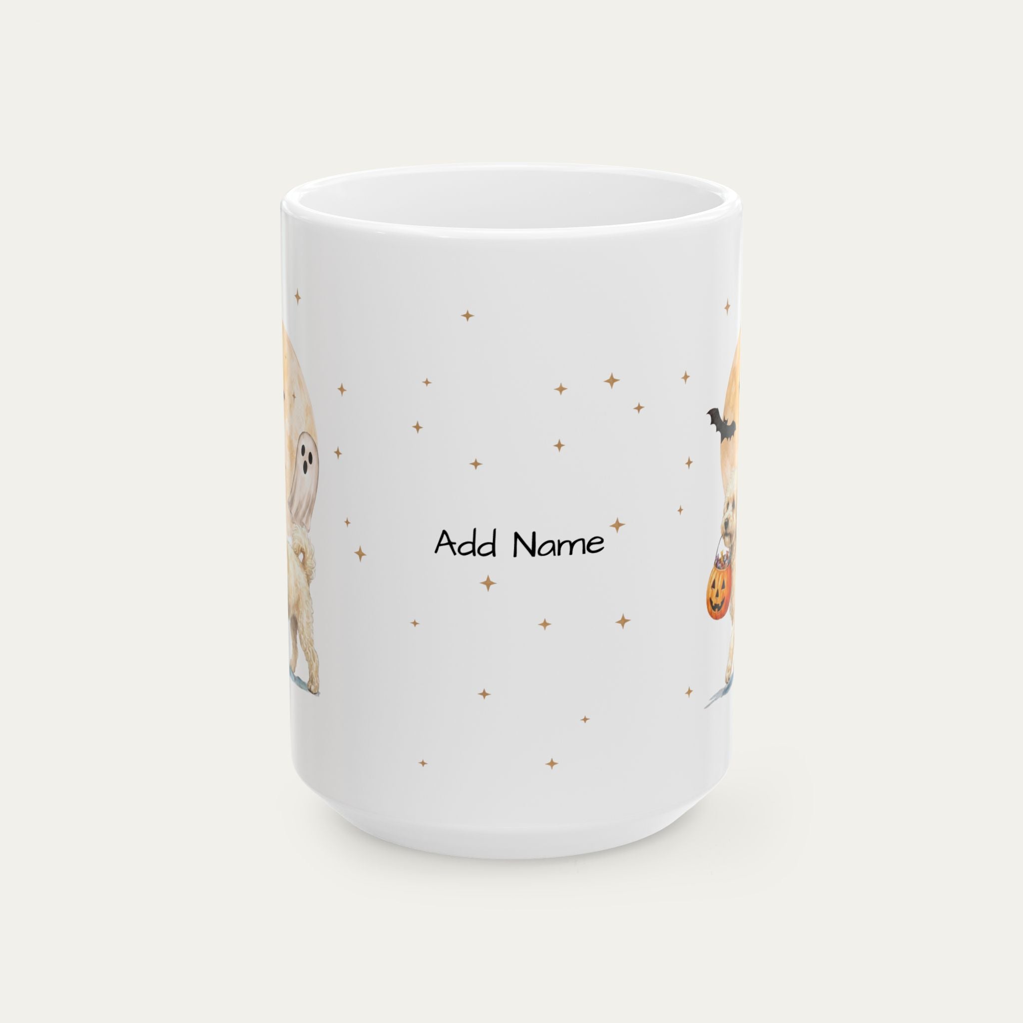 Custom Maltipoo Halloween mug