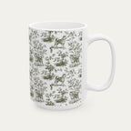 Akita Sage Green Toile Mug