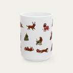 Irish Setter Christmas Mug