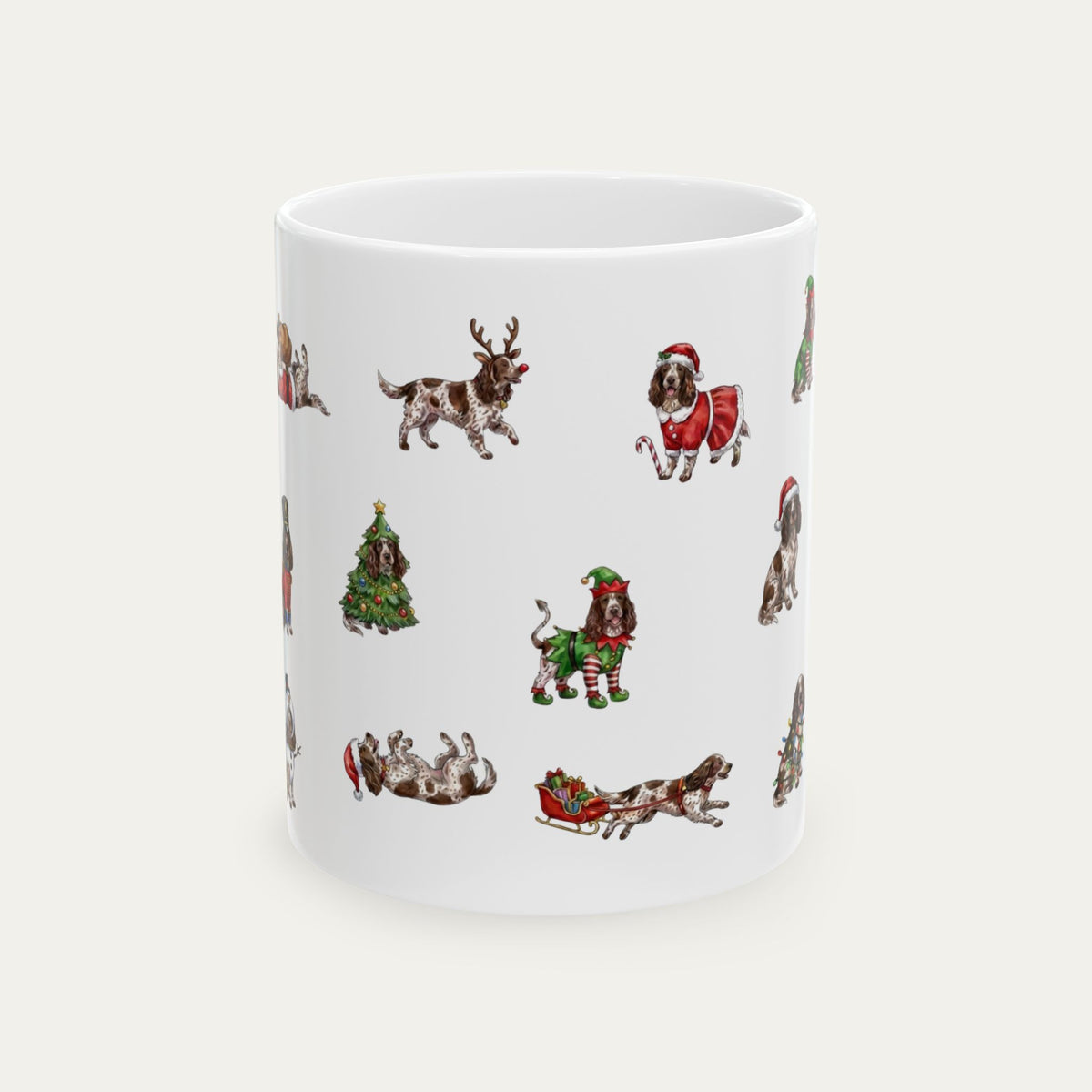 Cocker Spaniel Christmas Mug