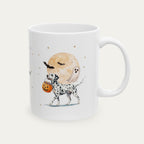 Custom Dalmatian Halloween mug