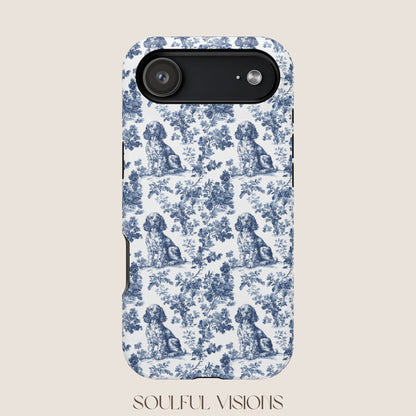 Boykin Spaniel Toile De Jouy Magnetic Phone Case