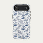 Sphynx Cat Blue Toile Phone case