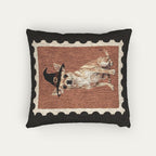 Chihuahua SH fawn Halloween Woven Pillow
