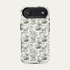 Chihuahua Shorthaired Sage Green Toile phone Case