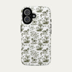 English Springer Spaniel Sage Green Toile phone Case