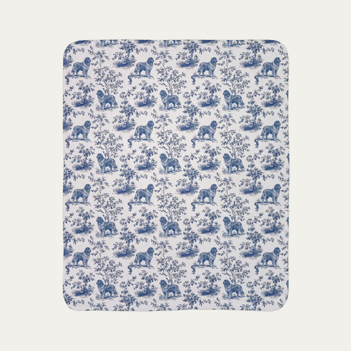NewFoundLand Toile De Jouy Fleece Blanket