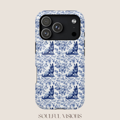 Belgian Malinois Toile De Jouy Magnetic Phone Case