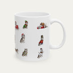 Alaskan Malamute Christmas Mug