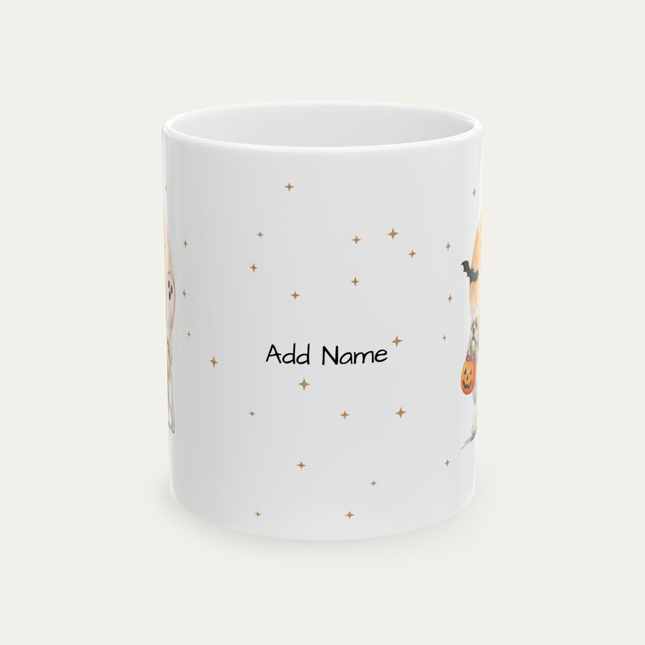 Custom Shih Tzu Halloween mug