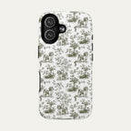 Shih tzu Sage Green Toile phone Case