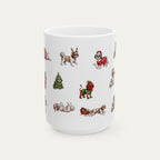 Shih Tzu Christmas Mug