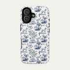 Saluki Blue Toile Phone case