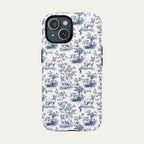 Sphynx Cat Blue Toile Phone case