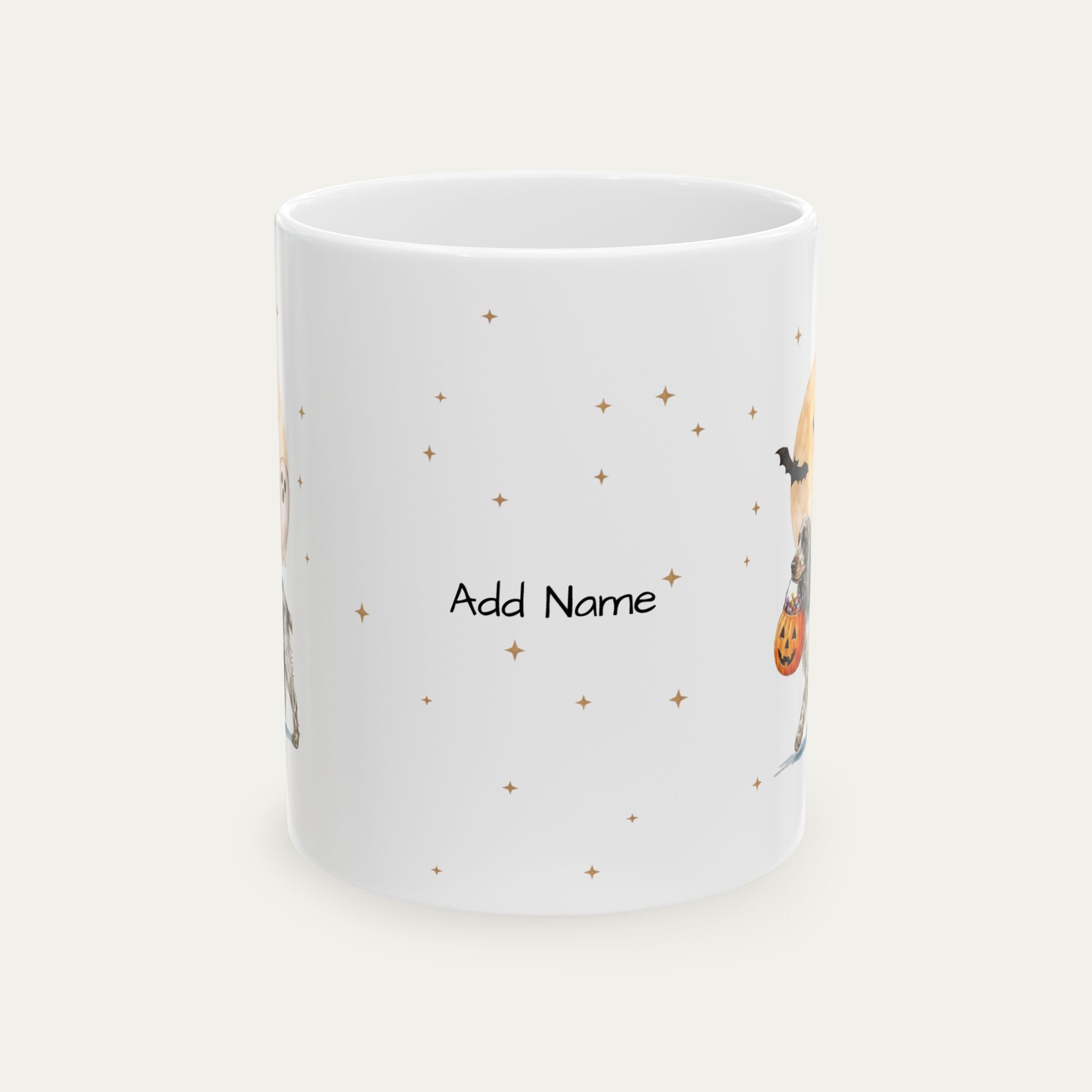 Custom English Cocker Spaniel Halloween mug
