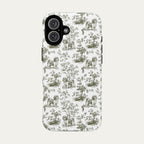 Shih tzu Sage Green Toile phone Case