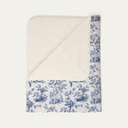 Persian Cat Toile De Jouy Fleece Blanket