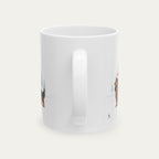 Custom Dachshubd Longhaired Black and Tan  Christmas Santa Hat Mug