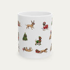 Great Dane Fawn Christmas Mug