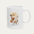 Custom Papillon Halloween mug
