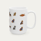 English Cocker spaniel Halloween mug