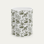 Newfoundland Sage Green Toile Mug