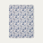 Labrador Retriever Toile De Jouy Fleece Blanket
