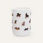 Dachshund SH Brown Halloween mug