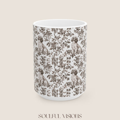 Cocker Spaniel Toile De jouy Mug