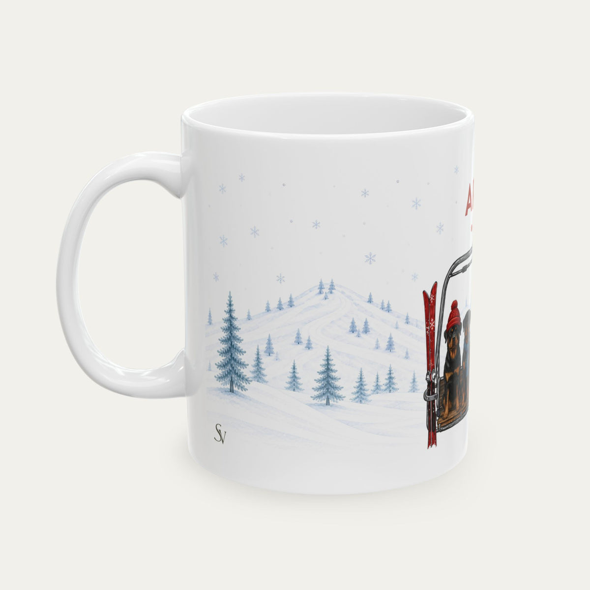Rottweiler  Aprés Ski Mug