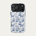 Ragdoll Cat Blue Toile Phone case